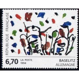France Yvert Num 2914 ** Tableau G Baselitz  1994