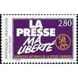 France Yvert Num 2917 ** La Presse  1994