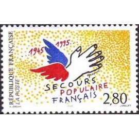 France Yvert Num 2947 ** Secours populaire  1995