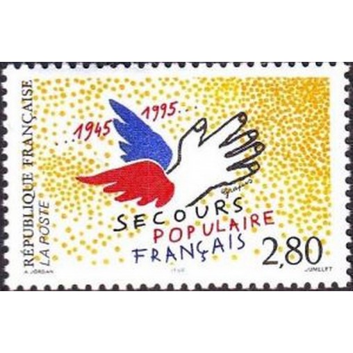 France Yvert Num 2947 ** Secours populaire  1995