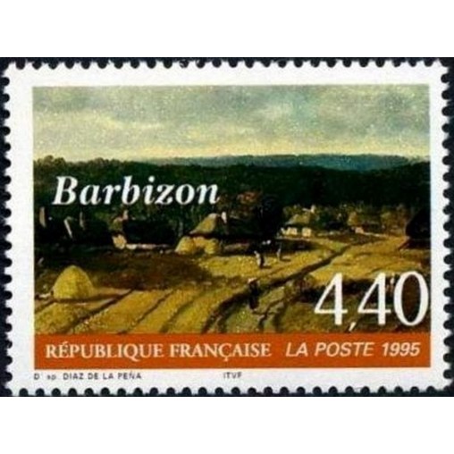 France Yvert Num 2970 ** Tableau Barbizon  1995