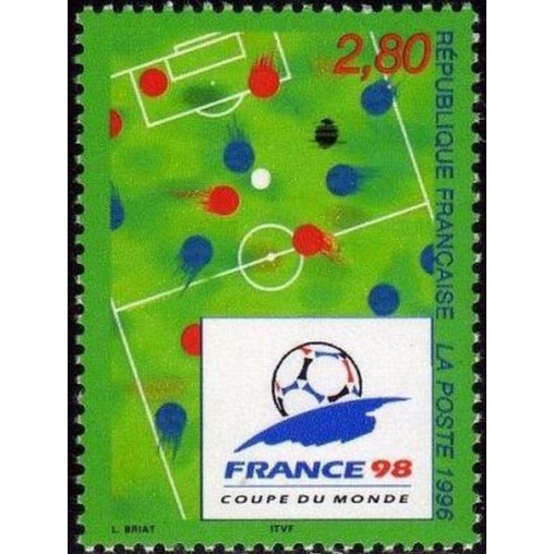 France Yvert Num 2985 ** Coupe du Monde 98  1995