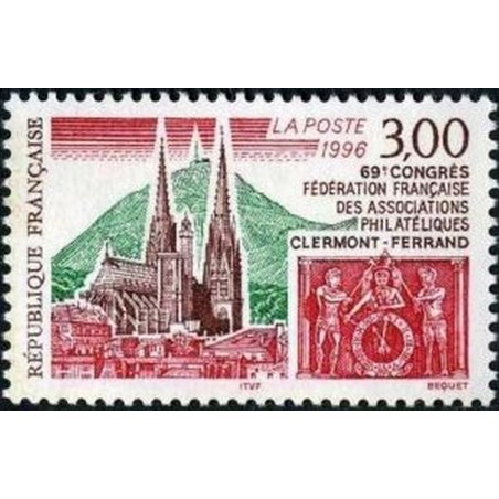 France Yvert Num 3004 ** Clermont Ferrand  1996