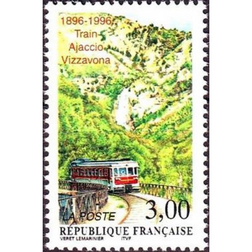 France Yvert Num 3017 ** Train Corse   1996