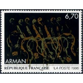 France Yvert Num 3023 ** Tableau Arman  1996