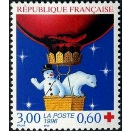 France Yvert Num 3039 ** Croix Rouge Ours  1996