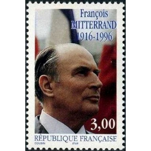 France Yvert Num 3042 ** Mitterrand  1997