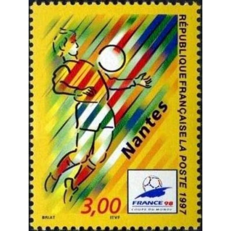 France Yvert Num 3076 ** Coupe du Monde 98 Nantes 1997