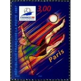 France Yvert Num 3077 ** Coupe du Monde 98 Paris 1997