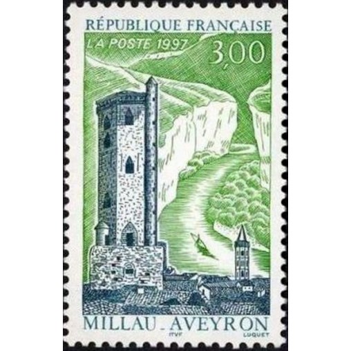 France Yvert Num 3079 ** Millau Aveyron  1997