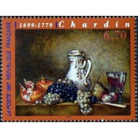 France Yvert Num 3105 ** Tableau Chardin  1997