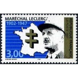 France Yvert Num 3126 ** Marechal Leclerc  1997