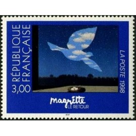 France Yvert Num 3145 ** Tableau Magritte  1998