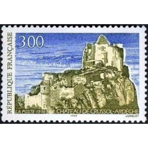 France Yvert Num 3169 ** Château de Crussol  1998
