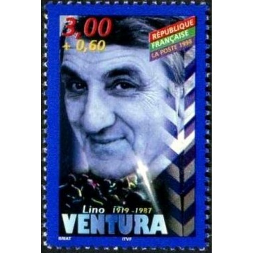 France Yvert Num 3192 ** Lino Ventura Cinema 1998