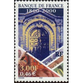 France Yvert Num 3299 ** Banque  2000