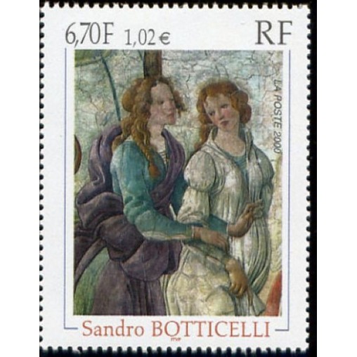 France Yvert Num 3301 ** Tableau Botticelli  2000