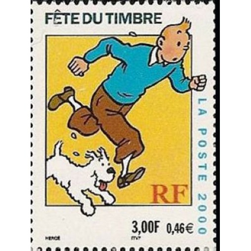 France Yvert Num 3303 ** Tintin en 2000