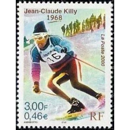 France Yvert Num 3315 ** Killy  ski en 2000