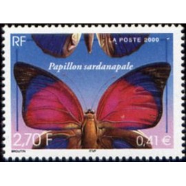 France Yvert Num 3332 ** Papillon en 2000