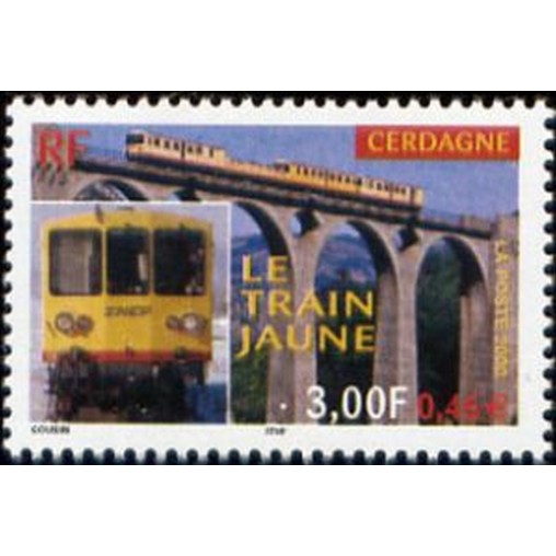 France Yvert Num 3338 ** Train Cerdagne en 2000