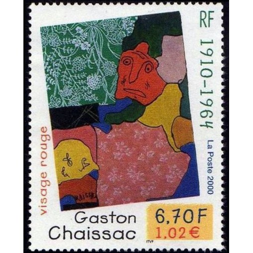France Yvert Num 3350 ** Tableau Chaissac en 2000