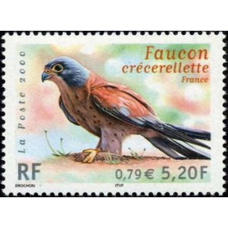 France Yvert Num 3361 ** Faucon rapace en 2000