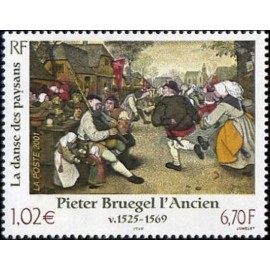 France Yvert Num 3369 ** Tableau Bruegel en 2001