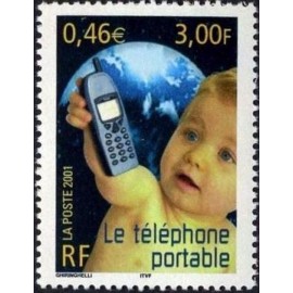 France Yvert Num 3374 ** portable en 2001