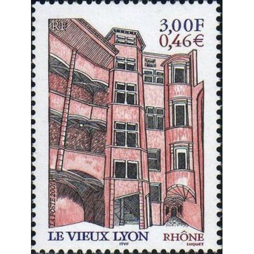 France Yvert Num 3390 ** Lyon en 2001