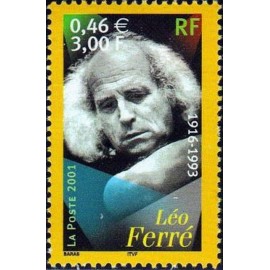 France Yvert Num 3392 ** leo Ferré en 2001