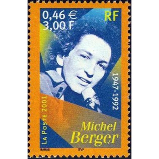 France Yvert Num 3395 ** Michel Berger en 2001