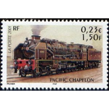 France Yvert Num 3410 ** Train locomotive en 2001