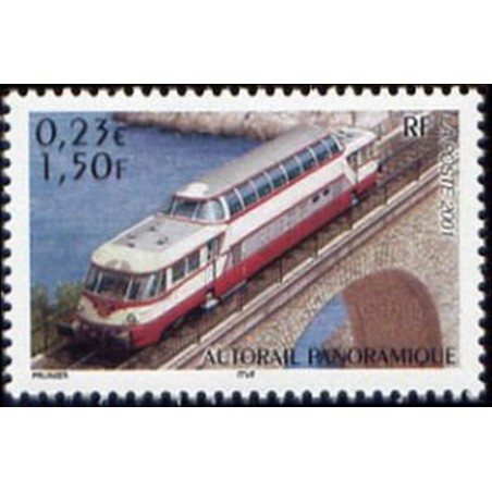 France Yvert Num 3413 ** Train locomotive en 2001