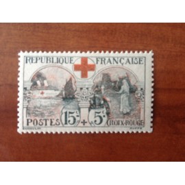 France num Yvert 156 ** MNH Croix Rouge  Année 1918