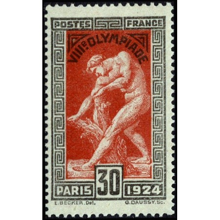 France num Yvert 185 ** MNH Jo de Paris Année 1924