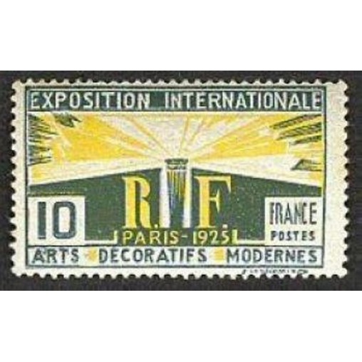 France num Yvert 210 ** MNH Art Déco Année 1924