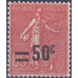 France num Yvert 221 ** MNH Semeuse surchargé Année 1926