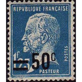France num Yvert 222 ** MNH Pasteur surchargé Année 1926