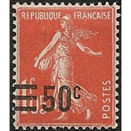 France num Yvert 225 ** MNH Semeuse surchargé Année 1926