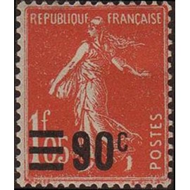France num Yvert 227 ** MNH Semeuse surchargé Année 1926