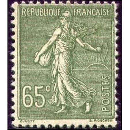 France num Yvert 234 ** MNH Semeuse Année 1927