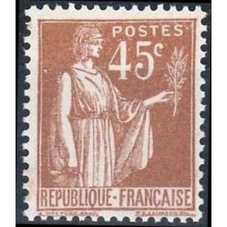France num Yvert 282 ** MNH Type Paix Année 1932
