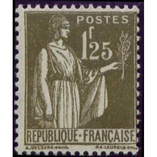 France num Yvert 287 ** MNH Type Paix Année 1932