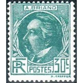 France num Yvert 291 ** MNH Aristide Briand Année 1933