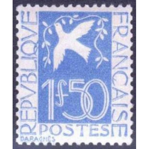 France num Yvert 294 ** MNH Colombe de la paix de Daragnes Année 1934