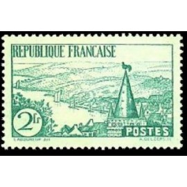 France num Yvert 301 ** MNH Riviere Bretonne Année 1935
