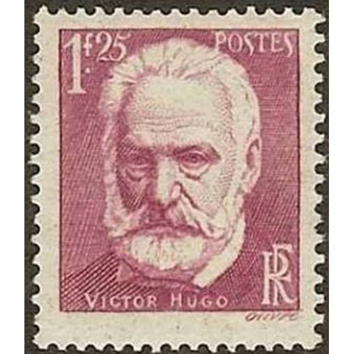 France num Yvert 304 ** MNH Victor Hugo Année 1935