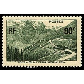 France num Yvert 358 ** MNH Col de l' iseran Année 1937