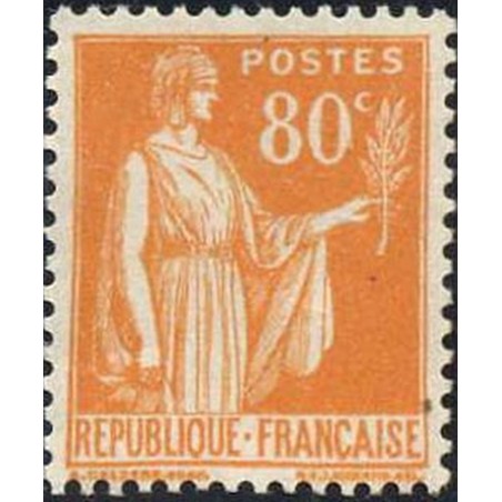 France num Yvert 366 ** MNH Paix Année 1937